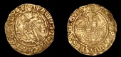Henry VII (1485-1509), BRITISH COINS, Henry VII (1485-1509), Half-Angel, type V, mm. pheon, 2.51g/12h (SCBI...