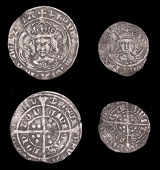 Henry VII (1485-1509), BRITISH COINS, Henry VII (1485-1509), Facing Bust issue, Groat, class IIId, London, mm....