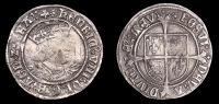 Henry VIII (1509-1547), BRITISH COINS, Henry VIII (1509-1547), Second coinage, Groat, Tower, mm. rose, bust D,...
