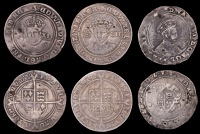 Edward VI (1547-1553), BRITISH COINS, Edward VI (1547-1553), Second period, Shilling, mdl, Southwark, mm. Y, bust 5,...