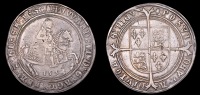 Edward VI (1547-1553), BRITISH COINS, Edward VI (1547-1553), Third period, Fine issue, Crown, 1553/2, mm. tun, e of...