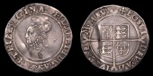 Elizabeth I (1558-1603), BRITISH COINS, Elizabeth I (1558-1603), Second issue, Shilling, mm. cross-crosslet, bust...