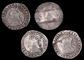 Elizabeth I (1558-1603), BRITISH COINS, Elizabeth I (1558-1603), Fourth issue, Sixpence, 1574, mm. acorn, bust 5A,...