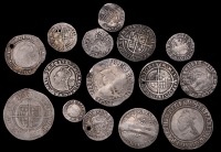 British Coins, WORLD COINS, British Coins, Elizabeth I, Second issue, Shilling, mm. cross-crosslet, bust 3C,...