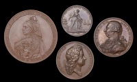 British Medals, WORLD COINS, British Medals, Order of the Bath Revived, 1725, a copper medal by J. Croker, 46mm (MI...