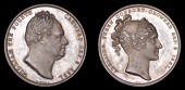 British Medals, WORLD COINS, British Medals, William IV, Coronation, 1831, a silver medal by W. Wyon, bust right,...