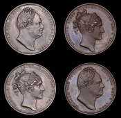 British Medals, WORLD COINS, British Medals, William IV, Coronation, 1831, medals by W. Wyon (2), in silver and...