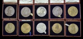 British Medals, WORLD COINS, British Medals, Victoria, Diamond Jubilee, 1897, medals by G.W. de Saulles (4), in...