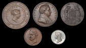 Irish Medals, WORLD COINS, Irish Medals, Revd. Theobald Mathew, 1847, a copper medal by L.C. Wyon, 58mm (BHM 2269; E...