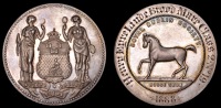 Irish Medals, WORLD COINS, Irish Medals, Royal Dublin Society, Horse Show, a silver award medal by J. Woodhouse,...