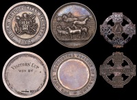 Irish Medals, WORLD COINS, Irish Medals, Death of Charles Stewart Parnell, 1891, an openwork bronze and enamel...