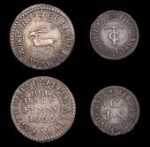 BRITISH TOKENS, Pepper Alley, Thomas Crowder, Farthing, 1.03g/6h (E 768; N 4991a, this piece; BW. 336); Elizabeth...