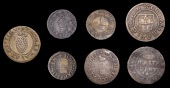 BRITISH TOKENS, Rotherhithe, John Harison, Farthing, 1.16g/12h (E 793; N 5008b, this piece; BW. Surrey 264); Sara...