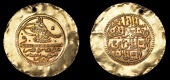 Ottoman Empire, WORLD COINS, Ottoman Empire, Abdul Hamid I, One-and-a-Half Zeri Mahbub, Misr, 1187h, year 2,...