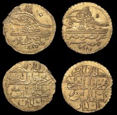 Ottoman Empire, WORLD COINS, Ottoman Empire, Abdul Hamid I, Zeri Mahbub, Misr, 1187h, bakr, 2.56g/11h (OC 27-030...