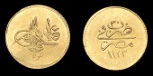 Ottoman Empire, WORLD COINS, Ottoman Empire, Mahmud II, gold 10 Qirsh, Misr, 1223h, year 30, 0.88g/12h (OC...
