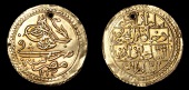 Ottoman Empire, WORLD COINS, Ottoman Empire, Mahmud II, Ziynet Zeri Mahbub, Misr, 1223h, year 11, 2.22g/1h (OC...
