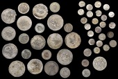 Ottoman Empire, WORLD COINS, Ottoman Empire, Mahmud II, Qirsh (10), Misr, 1223h, years 2, 3 (3), 6 (5), 7 (OC...
