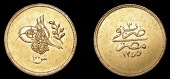 Ottoman Empire, WORLD COINS, Ottoman Empire, Abdul Mejid, 100 Qirsh, Misr, 1255h, year 3, 8.54g/12h (Pere 881). Good...