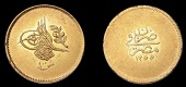 Ottoman Empire, WORLD COINS, Ottoman Empire, Abdul Mejid, 100 Qirsh, Misr, 1255h, year 10, 8.53g/1h (Pere 881). Very...