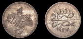 Ottoman Empire, WORLD COINS, Ottoman Empire, Abdul Aziz, 5 Qirsh, Misr, 1277h, year 11, 6.96g/12h (Pere 937). Some...