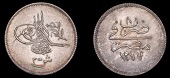 Ottoman Empire, WORLD COINS, Ottoman Empire, Abdul Aziz, Two-and-a-Half Qirsh, Misr, 1277h, year 8, 3.44g/12h (KM....