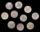 Ottoman Empire, WORLD COINS, Ottoman Empire, Abdul Aziz, 10 Para (10), Misr, 1277h, years 3-6, 8-11, 13-14 (Pere...