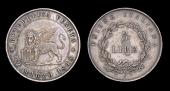 World Coins, ITALY, Venice, Revolutionary coinage, 5 Lire, 1848 (Pag. 177; KM. 804). Good fine, toned 	£80-100