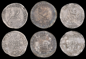 World Coins, NETHERLANDS, Utrecht, Rijksdaalder, 1623, 28.34g/5h (KM. 14); SPANISH NETHERLANDS, Philip II, Écu...