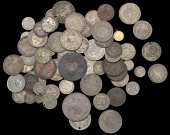 World Coins, PERU, Charles IIII, 2 Réales, 1801ij, Lima (KM. 95); Republic, Fifth-Libra, 1906, 2 Réales (2),...