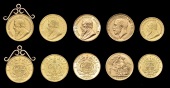 World Coins, SOUTH AFRICA, Paul Kruger, Ponds (3), 1894, 1897 (2), Half-Pond, 1895 (Hern Z41, 47, Z50; KM. 9.2,...
