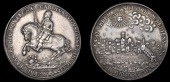 British Historical Medals, Charles I, Return to London, 1633, a cast silver medal by N. Briot, king on horseback...