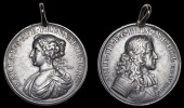 British Historical Medals, Marriage of Princess Mary to William of Orange, 1677, a silver medal, unsigned [by N....