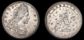 British Historical Medals, Peace Negotiations at Gertruydenberg, 1710, a silver medal by N. Roettier, bust of James...