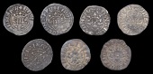Edward I-II (1272-1327), Class 11a3/11b1 mule (2), dies Cc1, 1.31g/1h, dies Dd1, 1.19g/3h; class 11b1 (3), dies Ee1,...