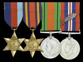 Four: attributed to Warrant Officer II W. Love, Royal Artillery

1939-45 Star; Burma Star; Defence and War Medals...