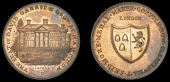 18th Century Tokens, MIDDLESEX, Hampton, Skidmore’s Clerkenwell series, Penny, David Garrick’s house, rev....