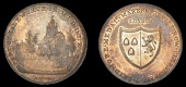 18th Century Tokens, MIDDLESEX, Isleworth, Skidmore’s Clerkenwell series, Penny, All Saints Church, rev. from the...
