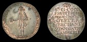 18th Century Tokens, SURREY, Lambeth, Prattent’s Halfpenny, [17]96, from the same obv. die as previous, rev. sr. g...