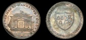 18th Century Tokens, SURREY, Wandsworth, Skidmore’s Clerkenwell series, Penny, view of Lord Stormont’s house,...