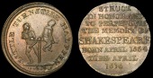 18th Century Tokens, WARWICKSHIRE, Stratford-upon-Avon, Skidmore’s mule Halfpenny, struck in honor and to...