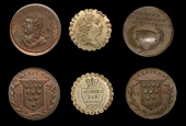 18th Century Tokens, WORCESTERSHIRE, Kidderminster, T. Santer, Skidmore’s Halfpenny, 1791, 11.46g/6h (DH 23),...