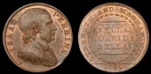 Medals, Prize Fighting Ring, Banbury, 1789, a copper medal, unsigned, bust of Isaac Perrins right, rev. strength and...