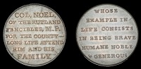 18th Century Tokens, RUTLAND, Oakham, Col. Gerard Noel [Edwards], Halfpenny, col. noel of the rutland fencibles,...