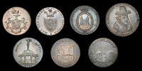 18th Century Tokens, SUFFOLK, Haverhill, John Fincham, Halfpenny, 1794, 9.80g/6h (DH 31); Hoxne and Hartsmere,...