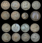 18th Century Tokens, WARWICKSHIRE, Birmingham, John Allin, Halfpenny, 1796, 8.88g/12h (DH 62); Henry Biggs,...