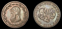 18th Century Tokens, ANGLESEY, Amlwch, Parys Mine Co, Pennies, 1787 (3), 28.29g/6h (DH 5), 28.69g/6h (DH 6),...