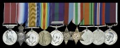 A scarce B.E.M., ‘Southern Desert, Iraq’ group of ten awarded to Flying Officer E. R. Bloomfield, Royal Air...