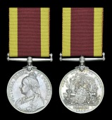 A China 1900 Medal awarded to Sapper T. Williams, 4th Balloon Section, Royal Engineers

China 1900, no clasp (2835...