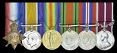 A rare Great War 1916 ‘Immediate’ Army M.S.M. group of six awarded to Sergeant Major, later Wing Commander, J....